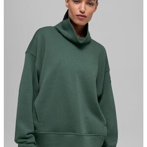 ALO Yoga Hazy Mock Pullover Size XS
